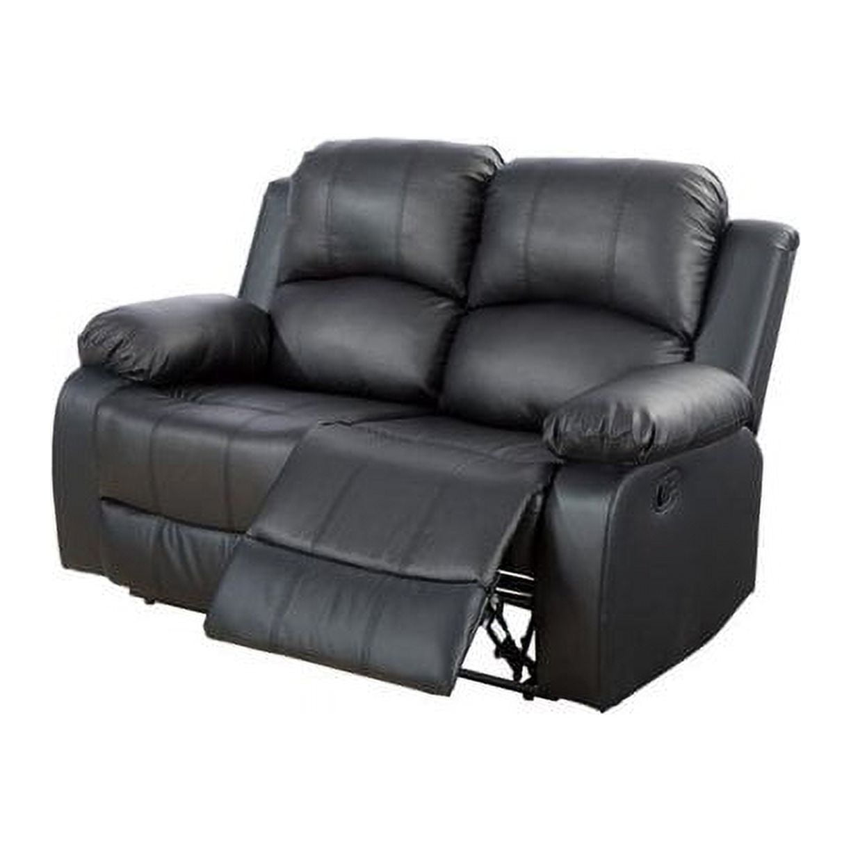 Ainehome Furniture 3-Pieces Recliner Sectional Sofa Set, Reclining Living Room Sofa, Loveseat, Chair (Black, Living Room Set 3+2+1)