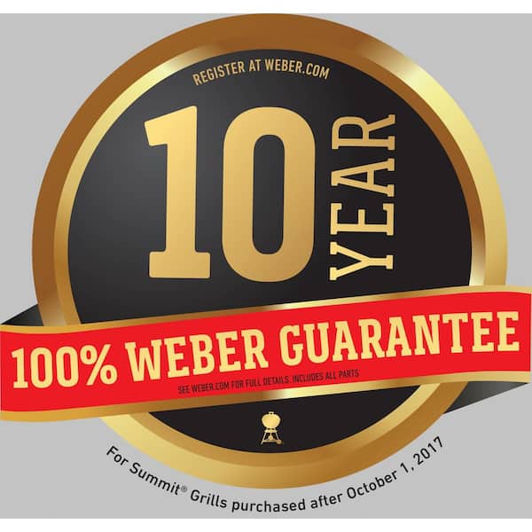 Summit S-470 4-Burner Propane Gas Grill in Stainless Steel with Built-In Thermometer and Rotisserie