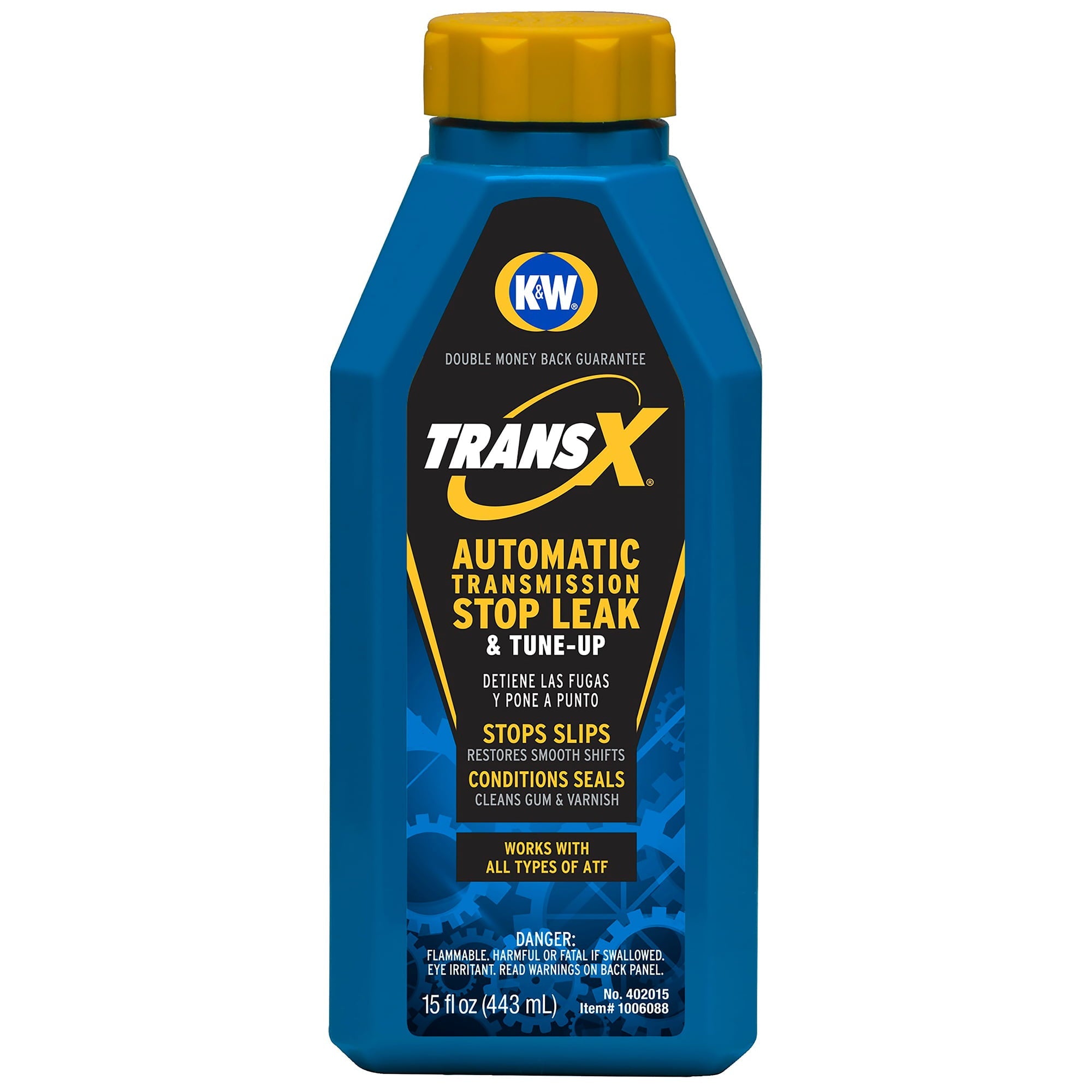 CRC K&W Trans-X Automatic Transmission Slip-Stop & Leak Fix, 15 fl oz