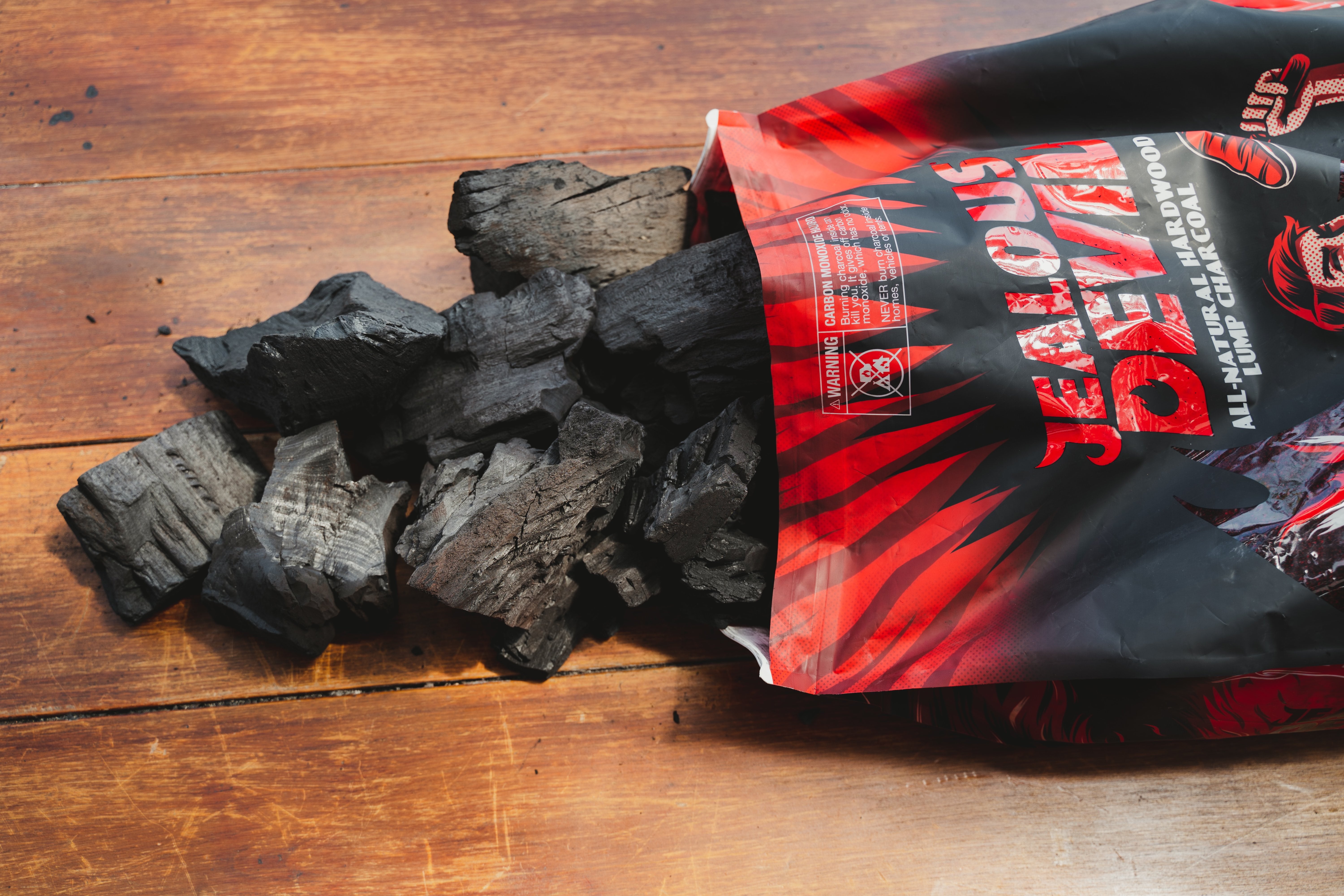 Jealous Devil 100 Percent Natural Hardwood Wood Lump Grill Charcoal, 20 Pounds