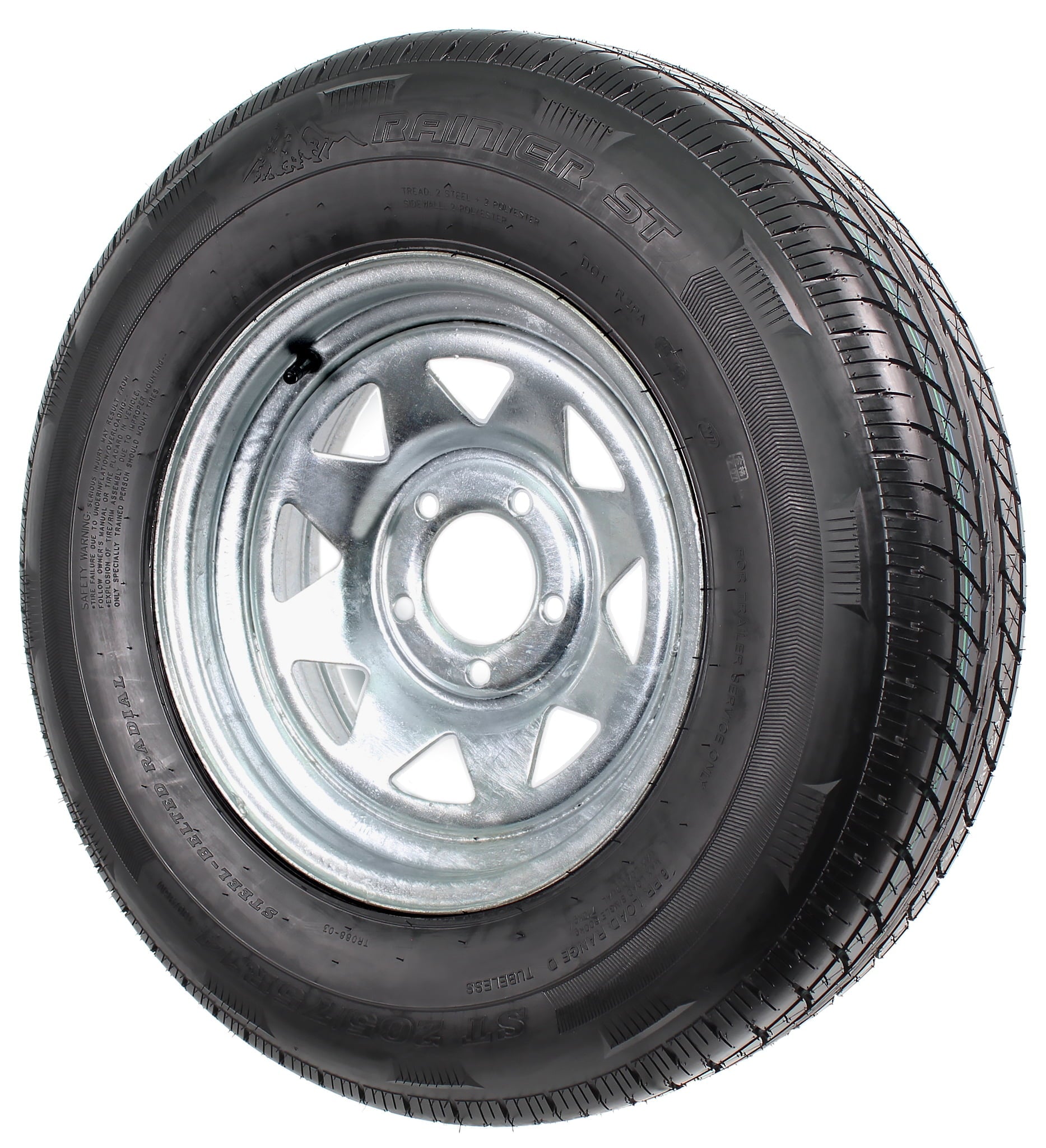 Radial Trailer Tire On Rim ST205/75R14 LRD 14