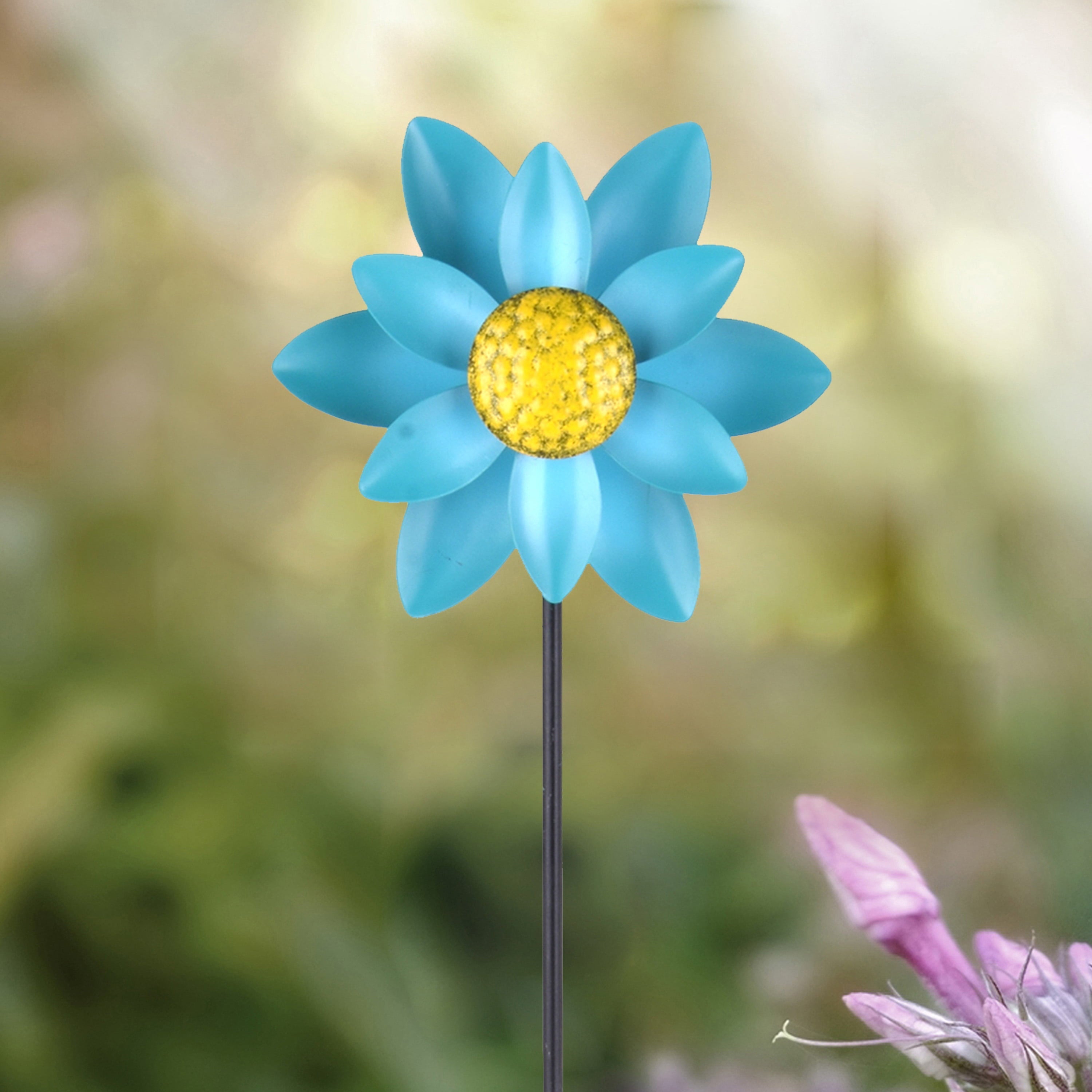 Mainstays 3PK Outdoor Dual Blue/Yellow/Red Flower 31.9