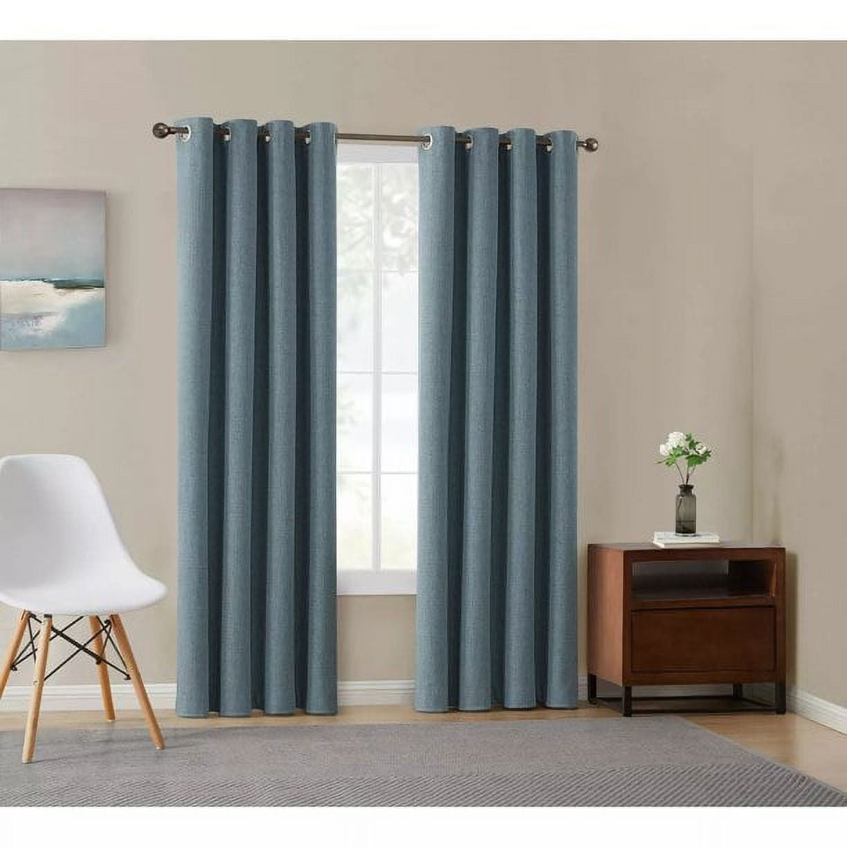 TOTAL BLACKOUT Window Panel Pairs in Denim 52