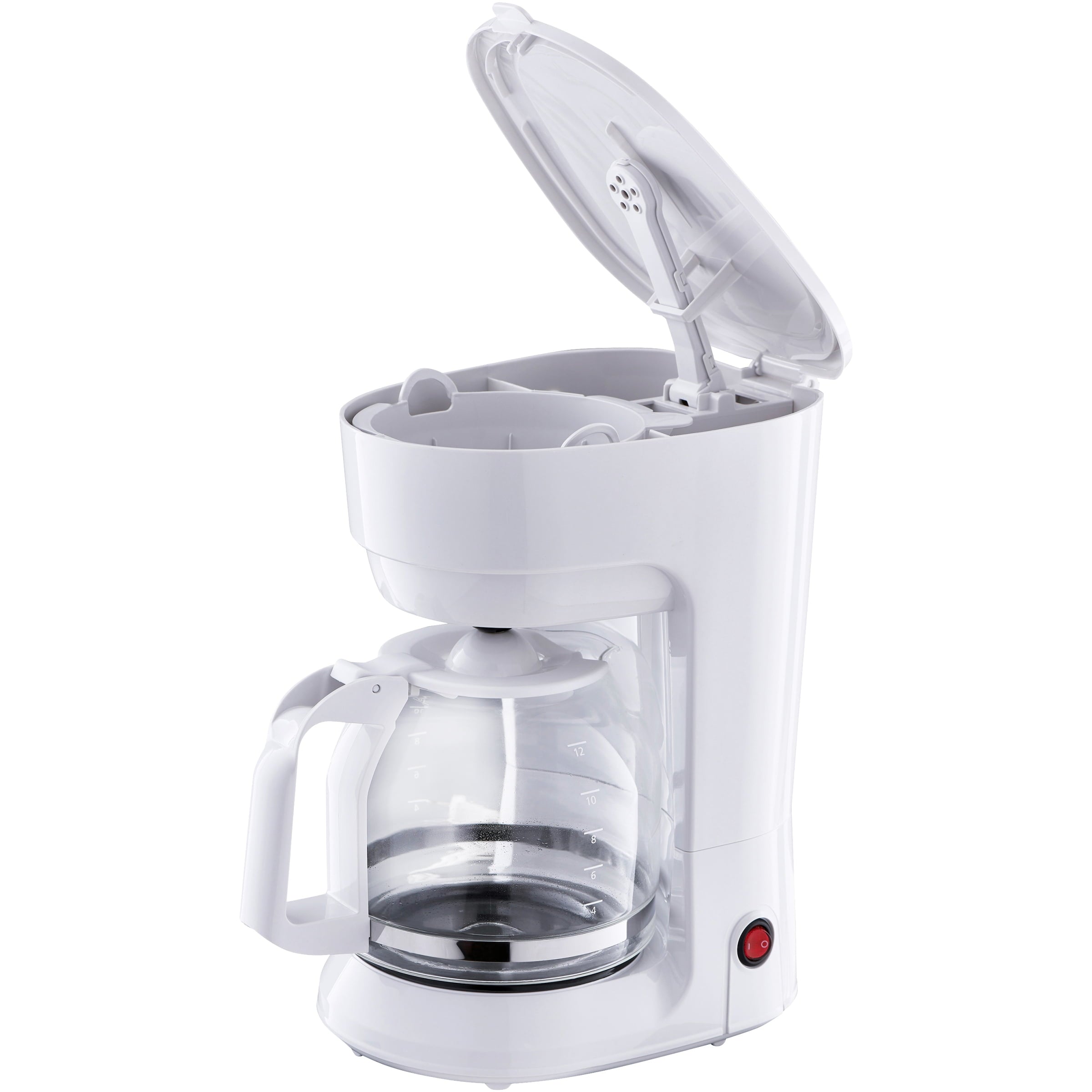 Mainstays White 12-Cup Drip Coffee Maker, New