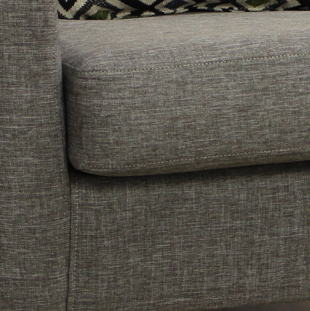 Emma Arm Chair - Leatherette Walnut