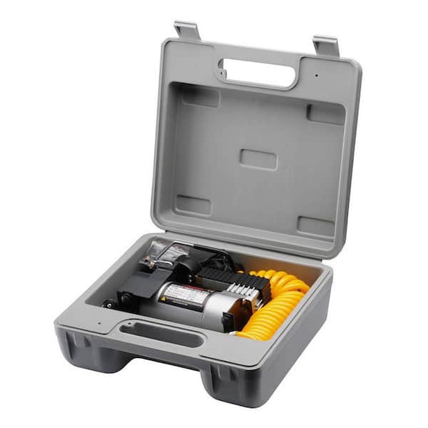 Heavy-Duty Electric Tire Air Pump with Gauge