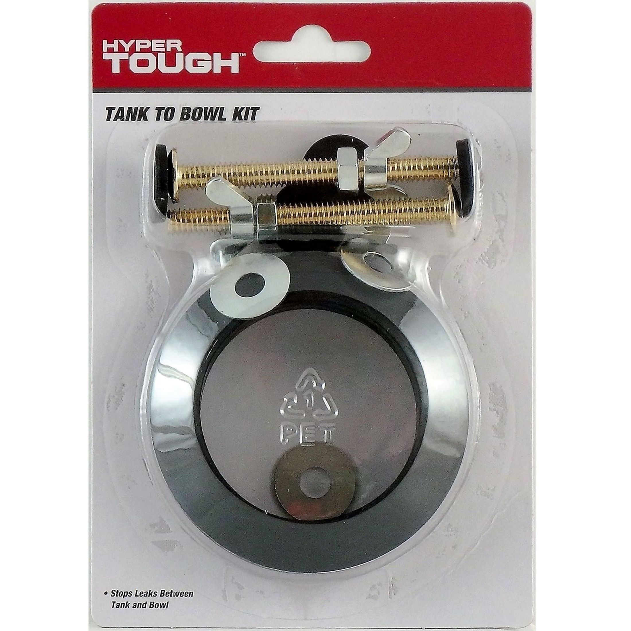 Hyper Tough Toilet Tank to Bowl Bolt and Gasket Kit