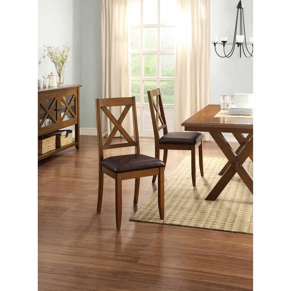 Better Homes & Gardens Maddox Crossing Dining Chair, Set of 2, Brown