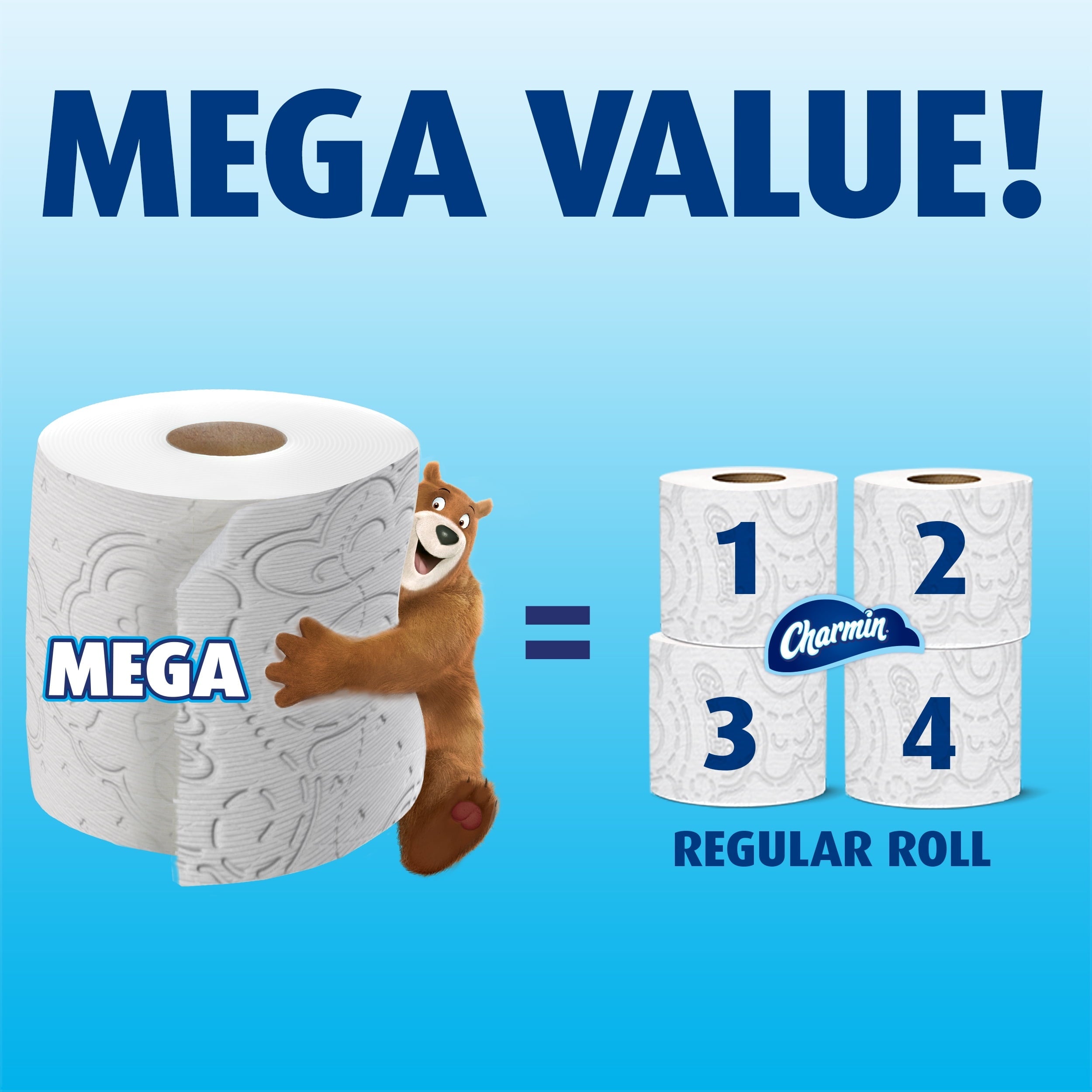Charmin Ultra Soft Toilet Paper, 6 Mega Rolls