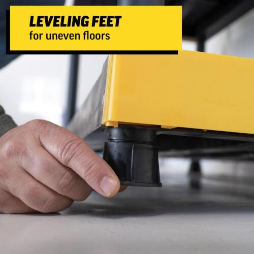 Project Source Commander Plastic Heavy Duty 5-Tier Utility Shelving Unit (48-in