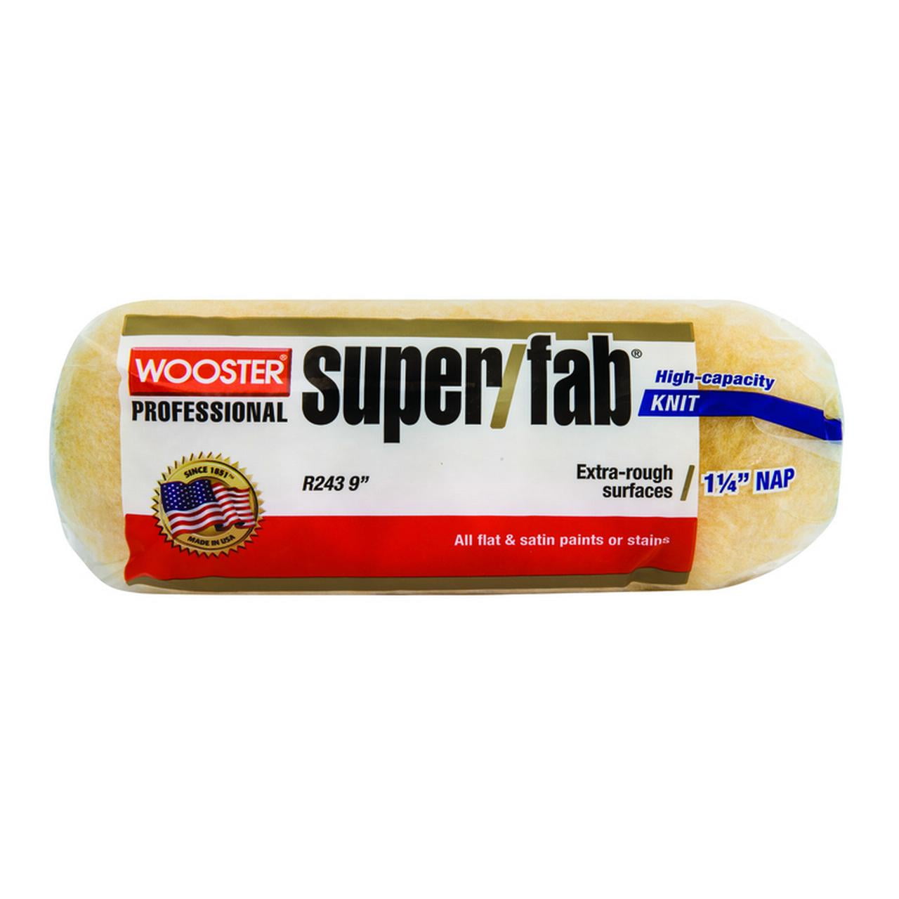 Wooster Brush 1-.25in. Nap Super-Fab Roller Covers  R243-9