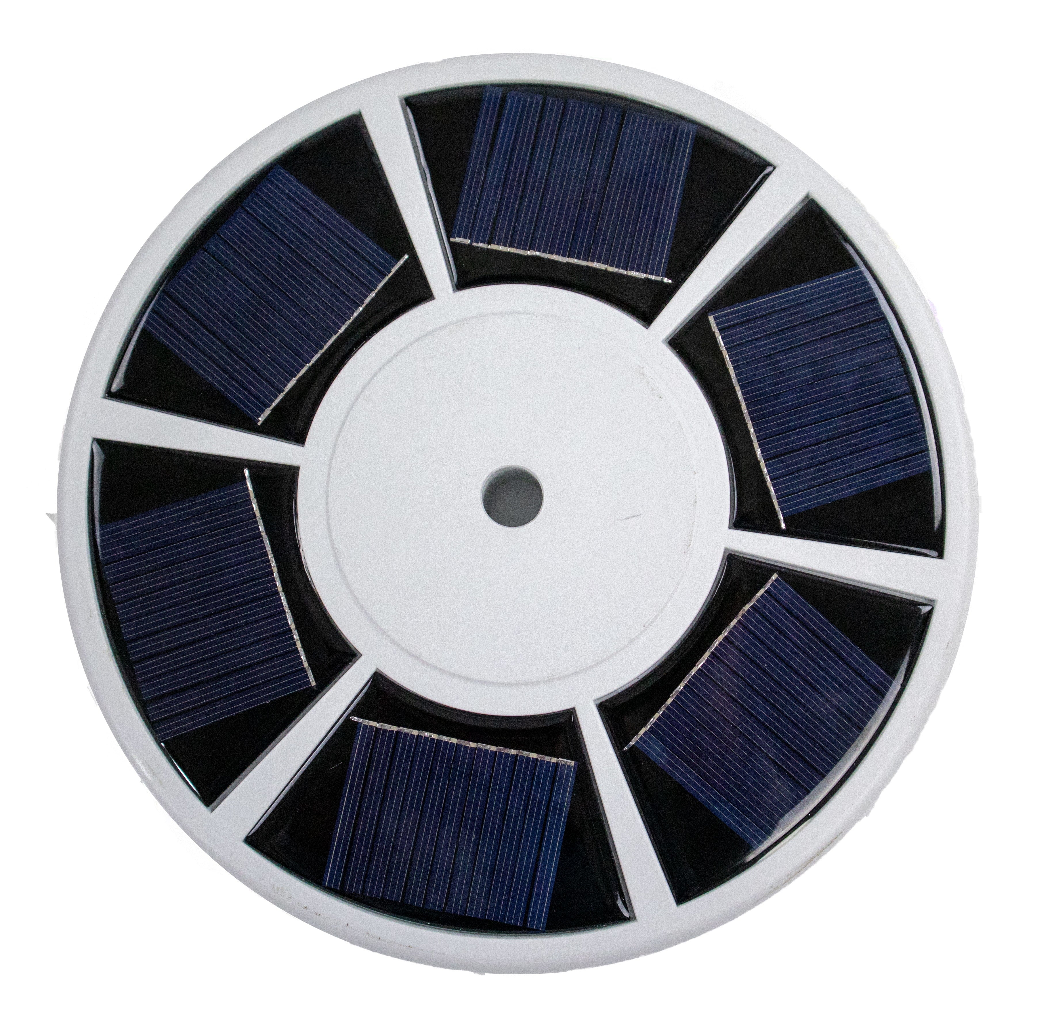 Solar Power Flag Pole 42 LED Light - Powerful Solar Panels, Long Lasting Self Charging Battery, 42 Ultra Bright LEDs, Waterproof & Auto On Off