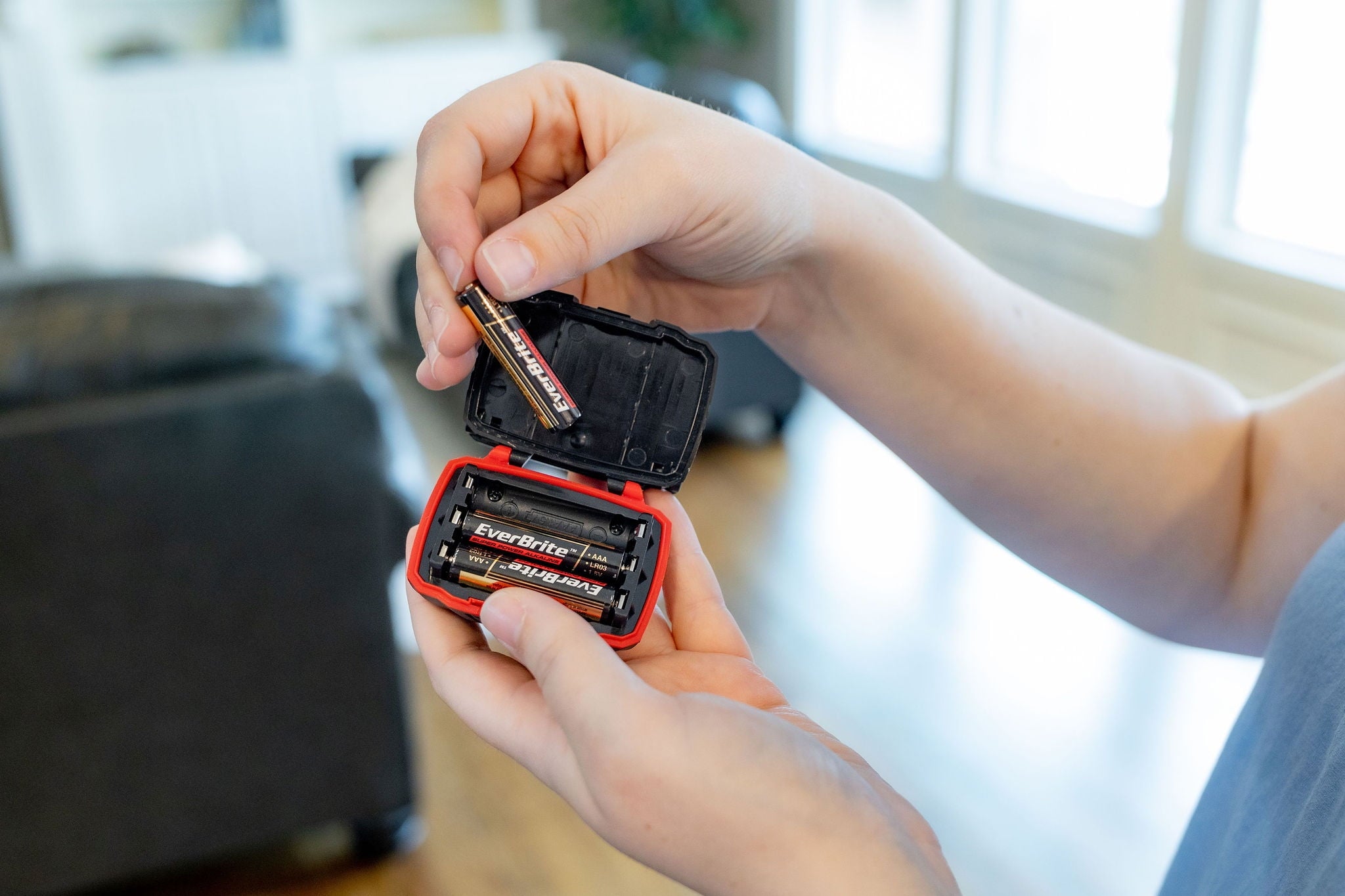 Hyper Tough 300-Lumens LED Headlamp, 3 AAA Batteries