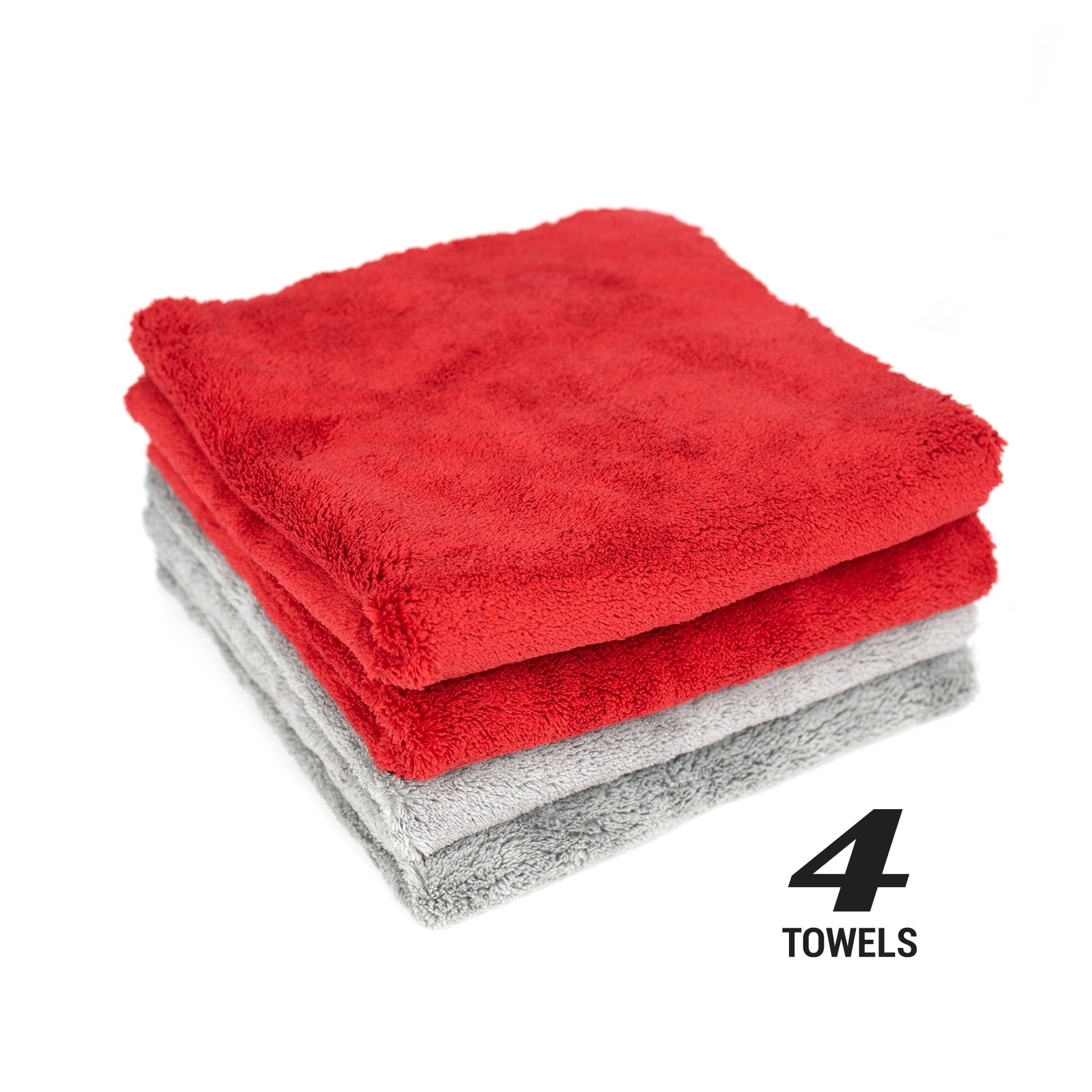 Platinum Series Final Finish Multi-Purpose Microfiber Towel, 4 Pack