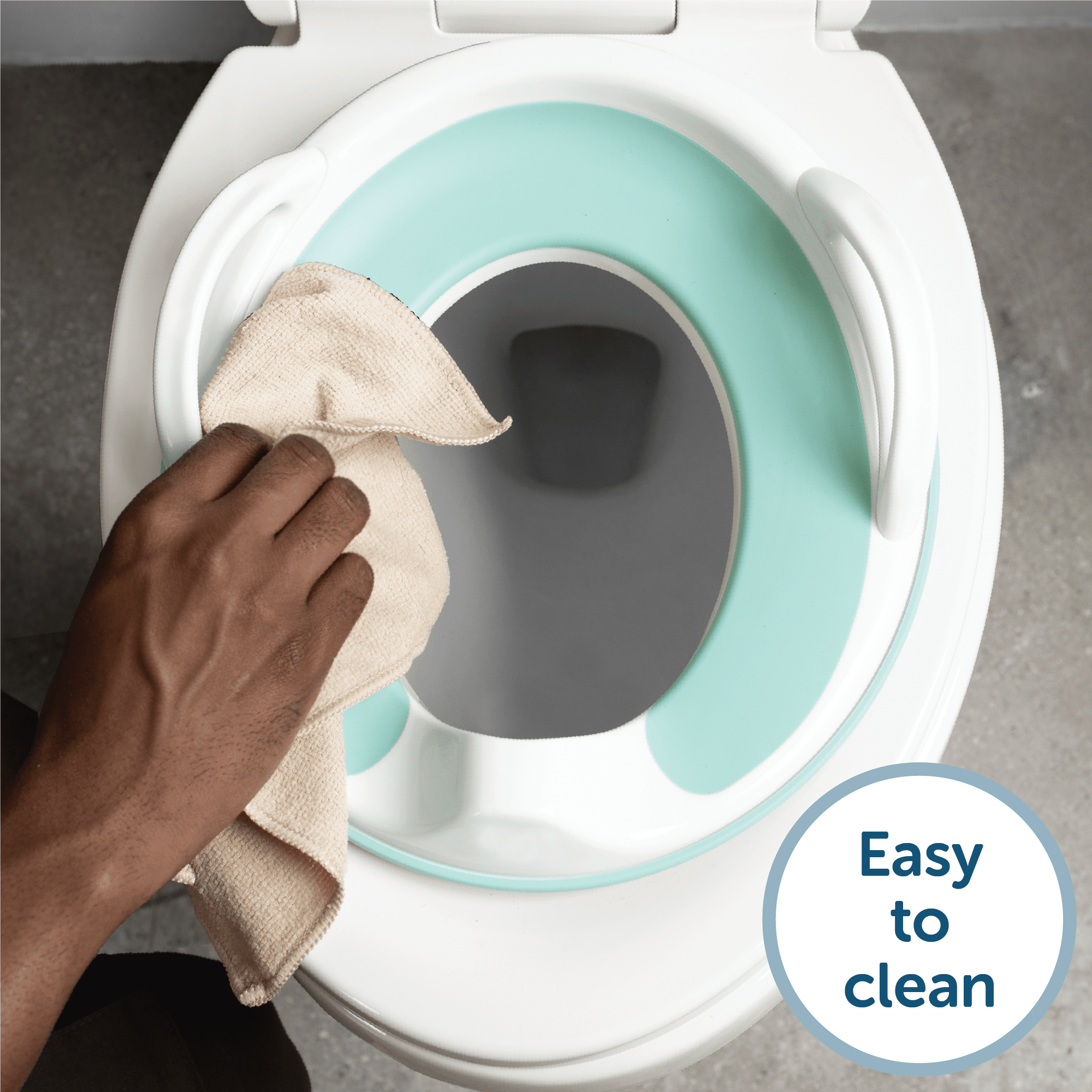 Jool Baby Potty Training Seat with Handles, Unisex, Fits most Toilets, Non-Slip with Splash Guard