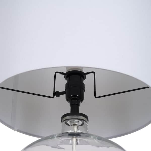 Windmere 21.5 in Clear Glass Table Lamp