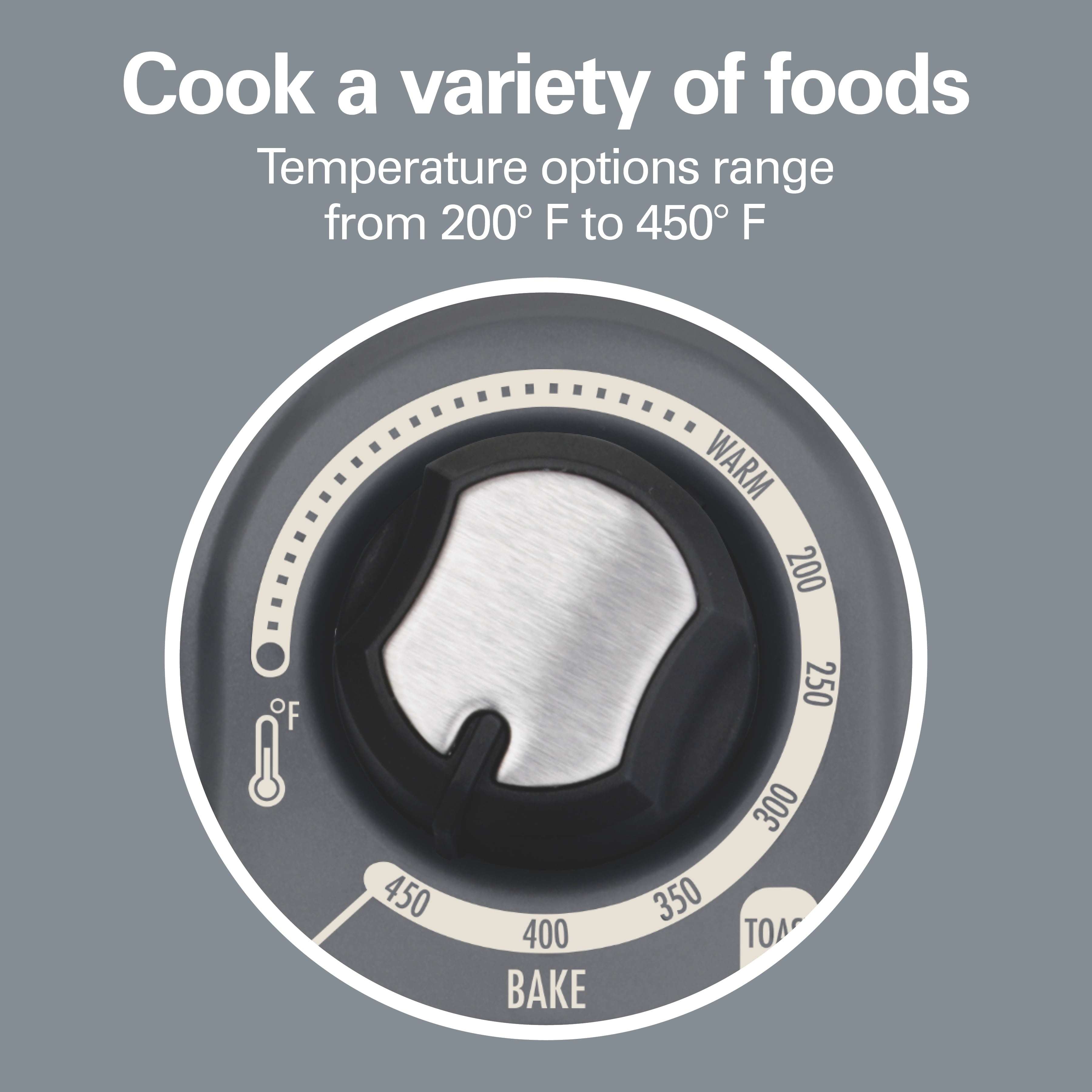 Hamilton Beach Toaster Oven, Black with Gray Accents, 31148