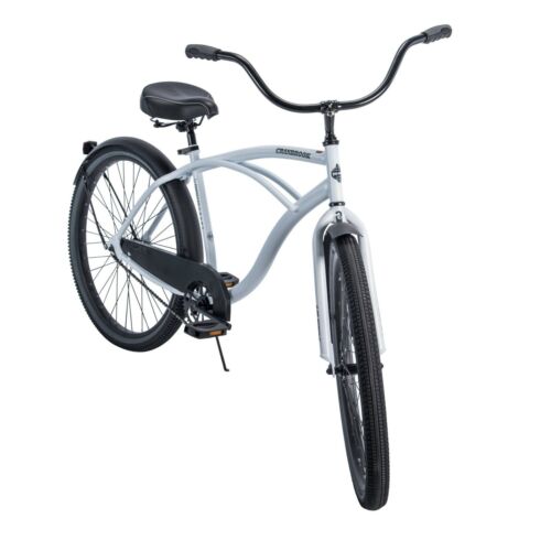 Huffy 26 Cranbrook Mens Cruiser Bike Perfect Fit Frame White Fast Shipping