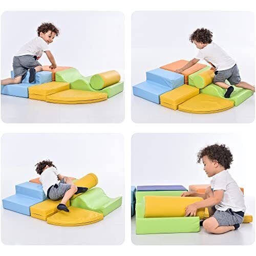 Soft Climbing Indoor Set, Soft Play Equipment Climb and Crawl Playground for ...