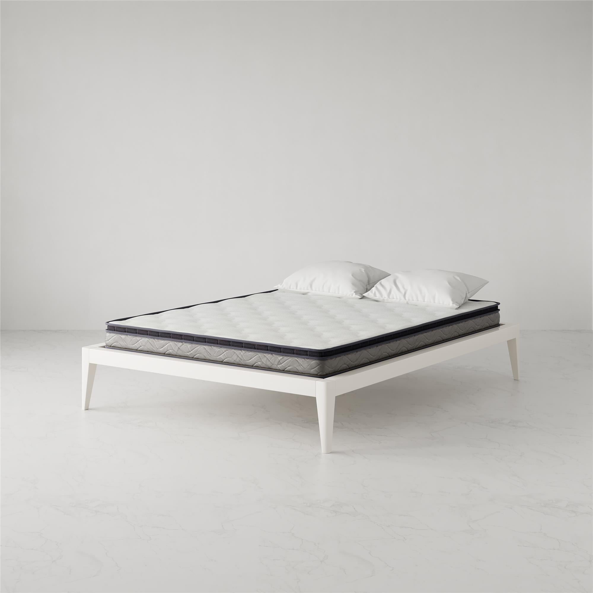 Sleep Regal 6 Inch EuroTop Innerspring Hybrid Mattress, Bed-in-a-Box, Queen