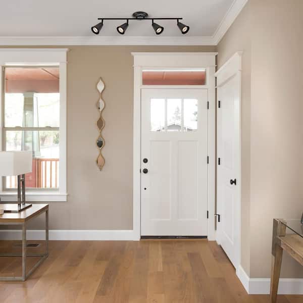 Sian 2.3 ft. 4-Light Oil-Rubbed Bronze Transitional Track Lighting Kit