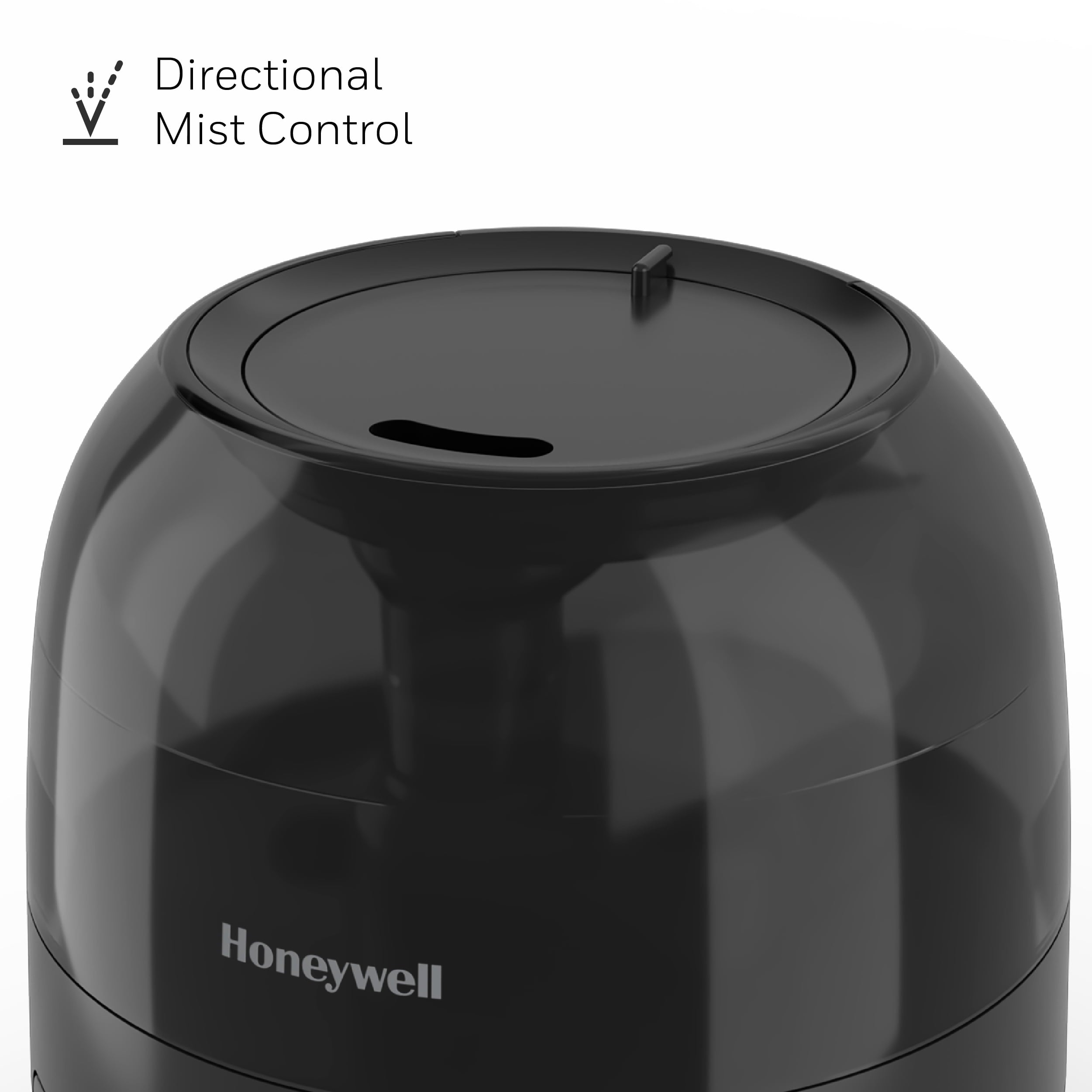 Honeywell Mini Cool Mist Humidifier, 200 sq. ft, Black, HUL525B