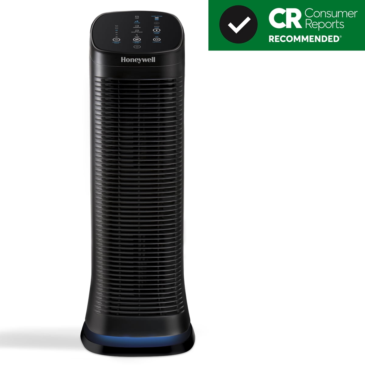 Honeywell Air Genius 5 Air Purifier with Washable Filter, Large Rooms, 250 sq ft, Black, HFD320
