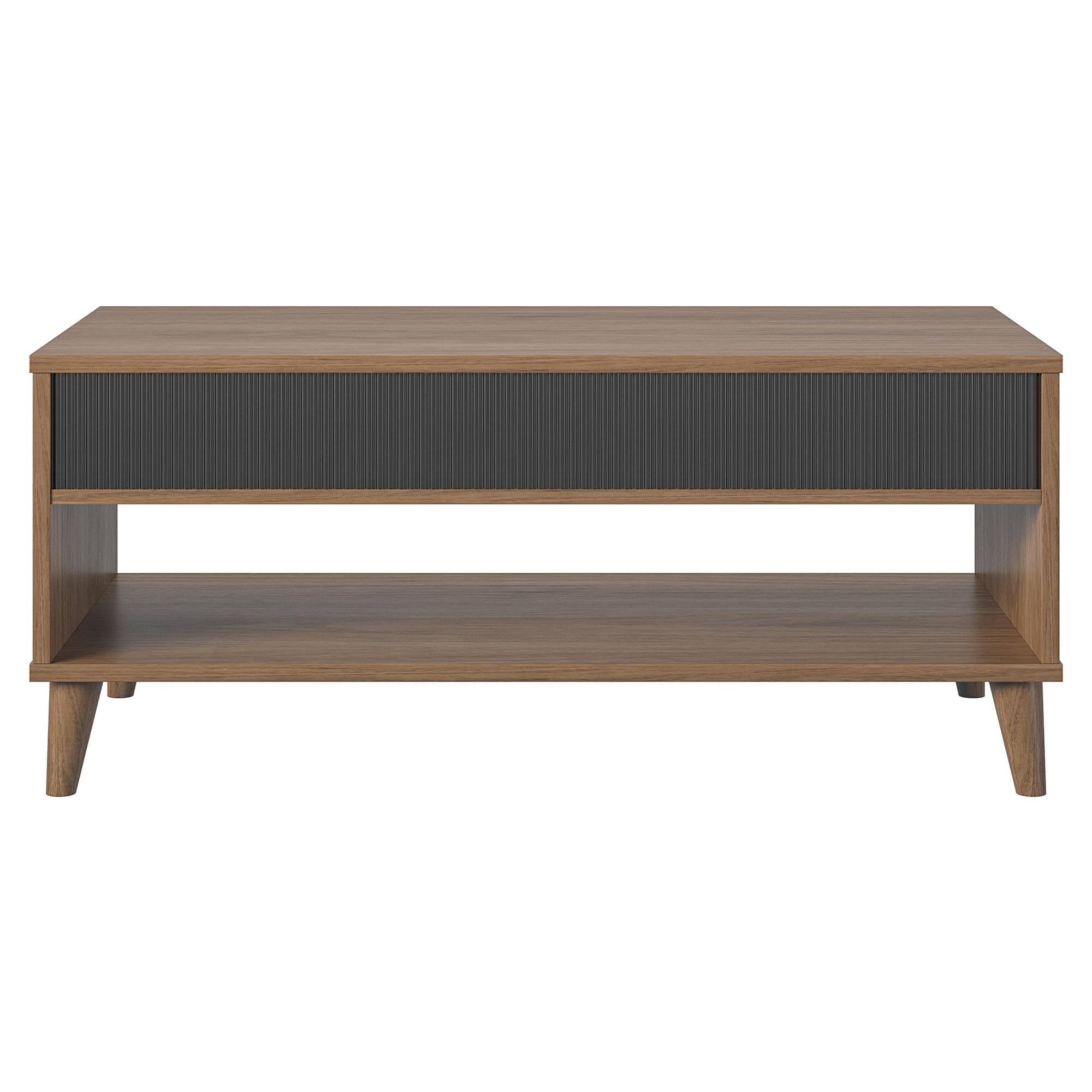 Magnolia Lift Top Coffee Table, Walnut/Black