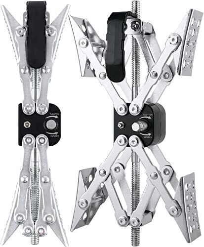 Xshaped Rv Stabilizer Wheel Chock allow Drill Adjust Dual Axel Rv Travel Trail