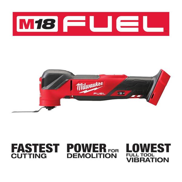 M18 FUEL GEN-2 18V Lithium-Ion Brushless Cordless SAWZALL Reciprocating Saw W/ Oscillating Multi-Tool (Tool-Only)