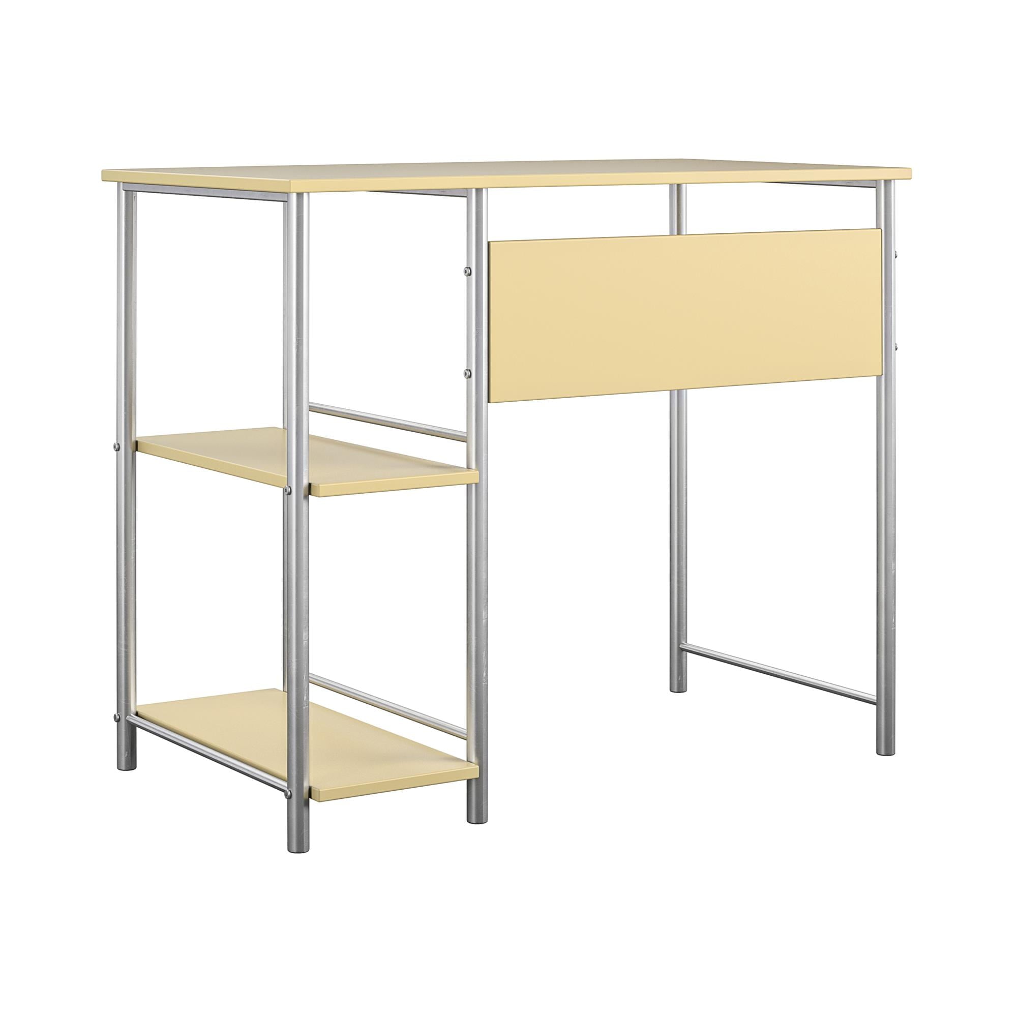 Mainstays Basic Metal Student Computer Desk, Yellow