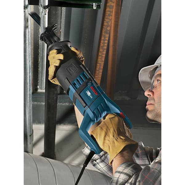 12 Amp Corded 1 in. Variable Speed Compact Reciprocating Saw with All-Purpose Saw Blade and Carrying Case
