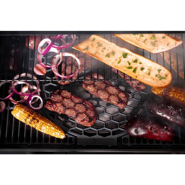 Rider 1200 DLX Pellet Grill and Smoker in Black with 1,234 sq. in. Cooking Space