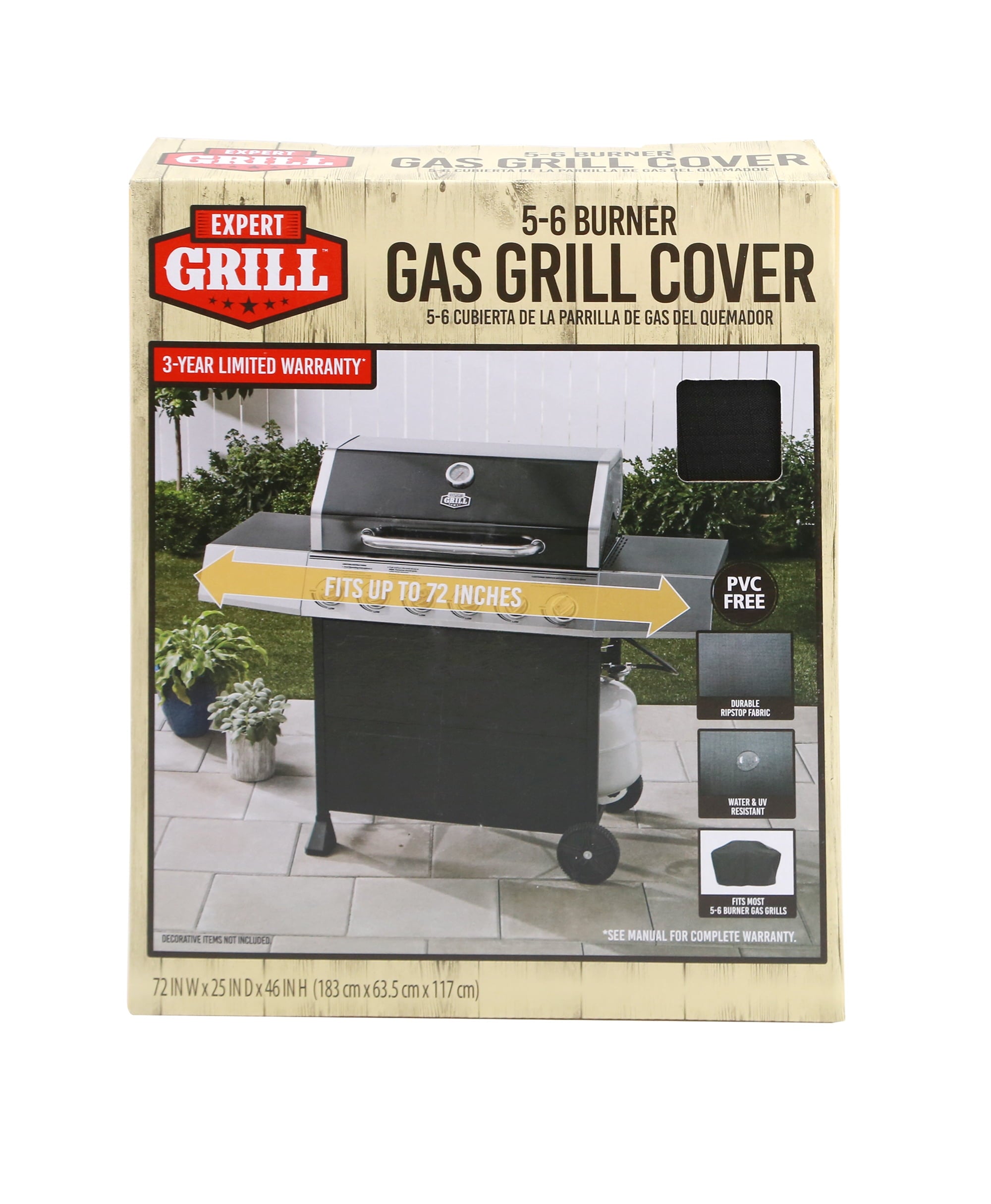 Expert Grill Heavy Duty 5-6 Burner Gas Grill Cover