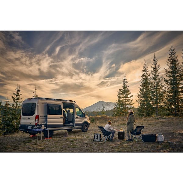 Tailgater X Portable 15 in. W x 17.5 in. H Square Steel Liquid Propane Fire Pit in Black