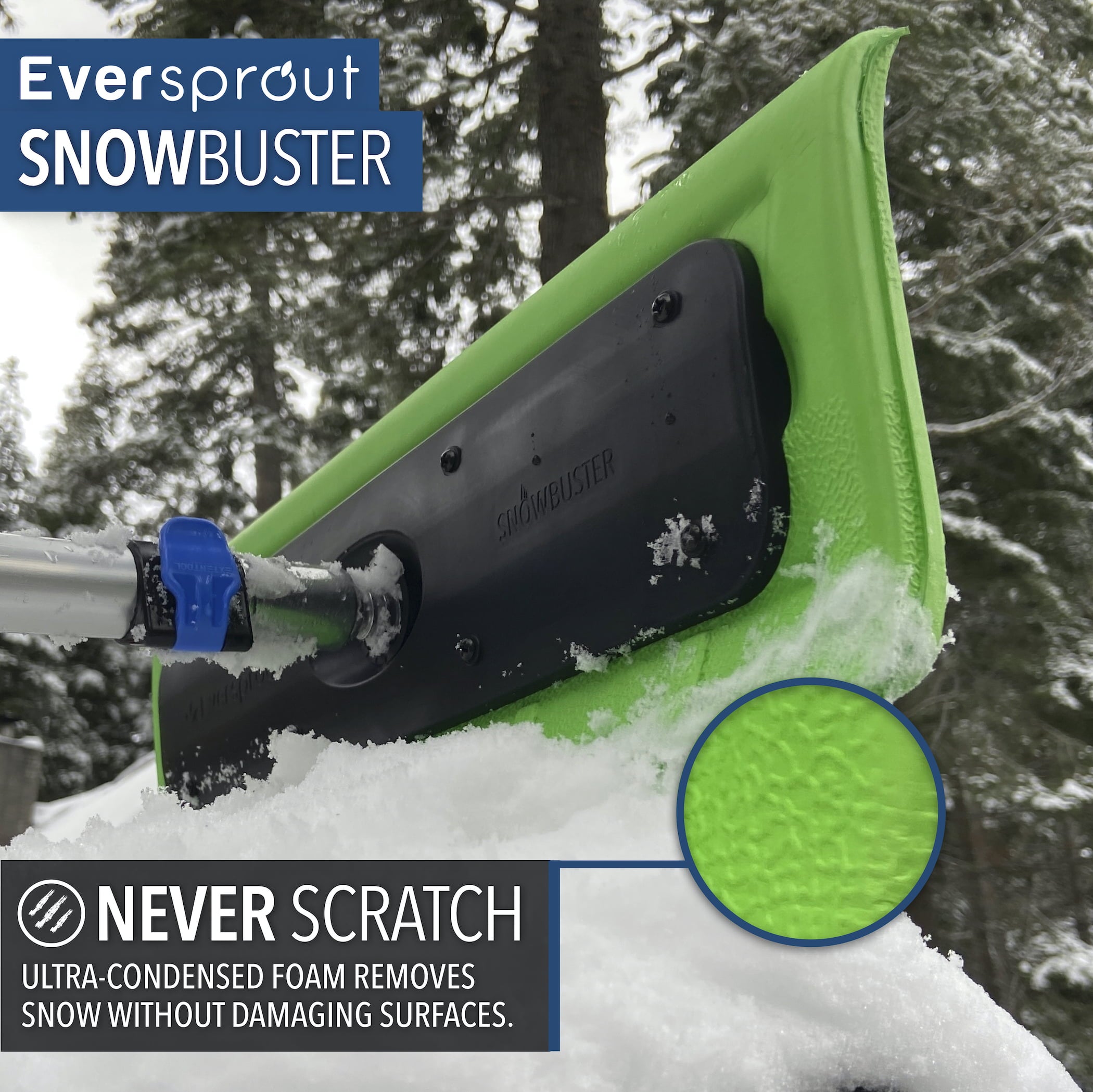 EVERSPROUT Never-Scratch SnowBuster 5-to-12 Foot