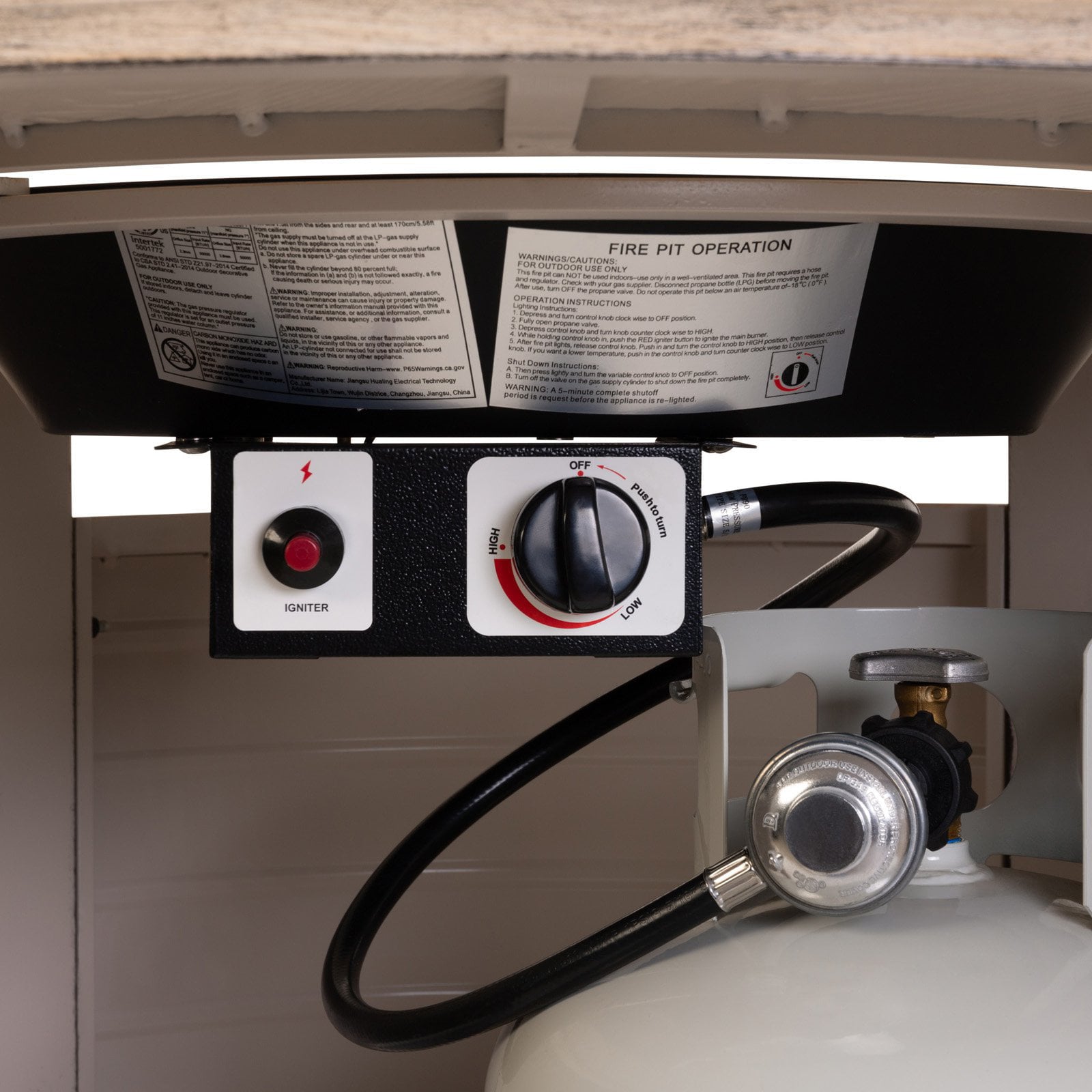 Fire Sense Thatcher 42 in. Fire Pit