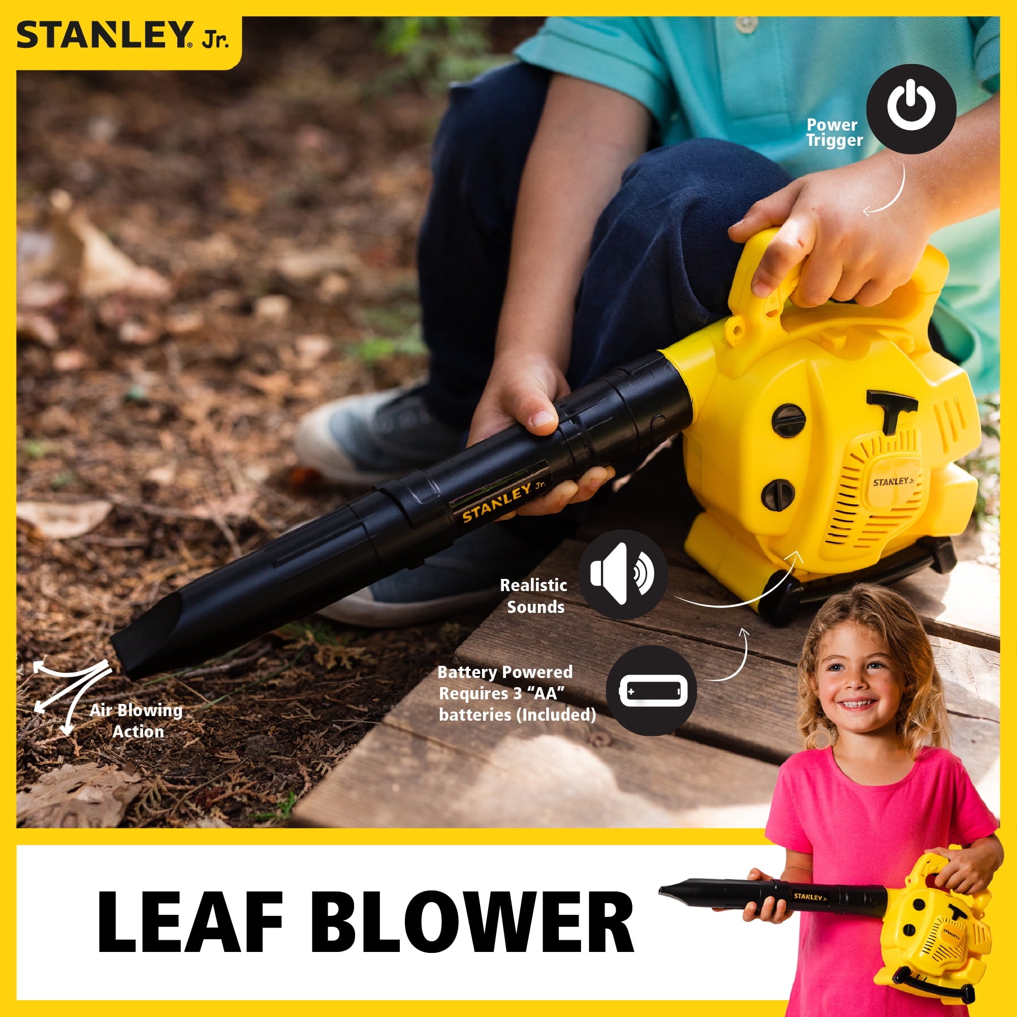 STANLEY Jr - Toy Battery Powered Leaf Blower