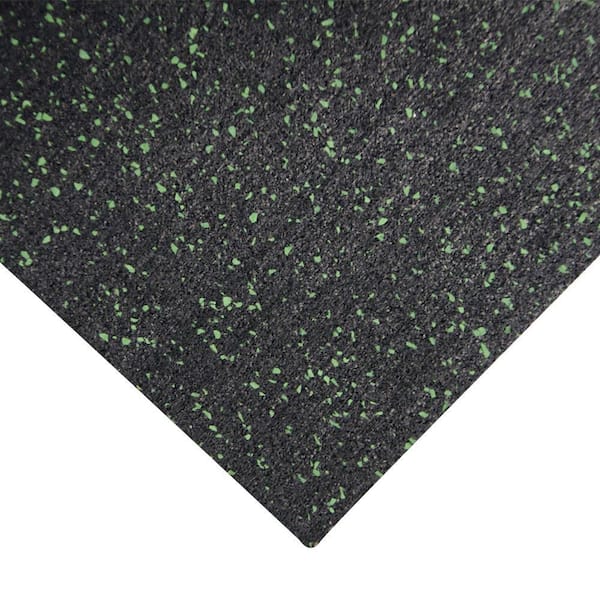 Elephant Bark Green Dot 3/8 in. T x 48 in. W x 78 in. L Rubber Flooring (26 sq ft.)
