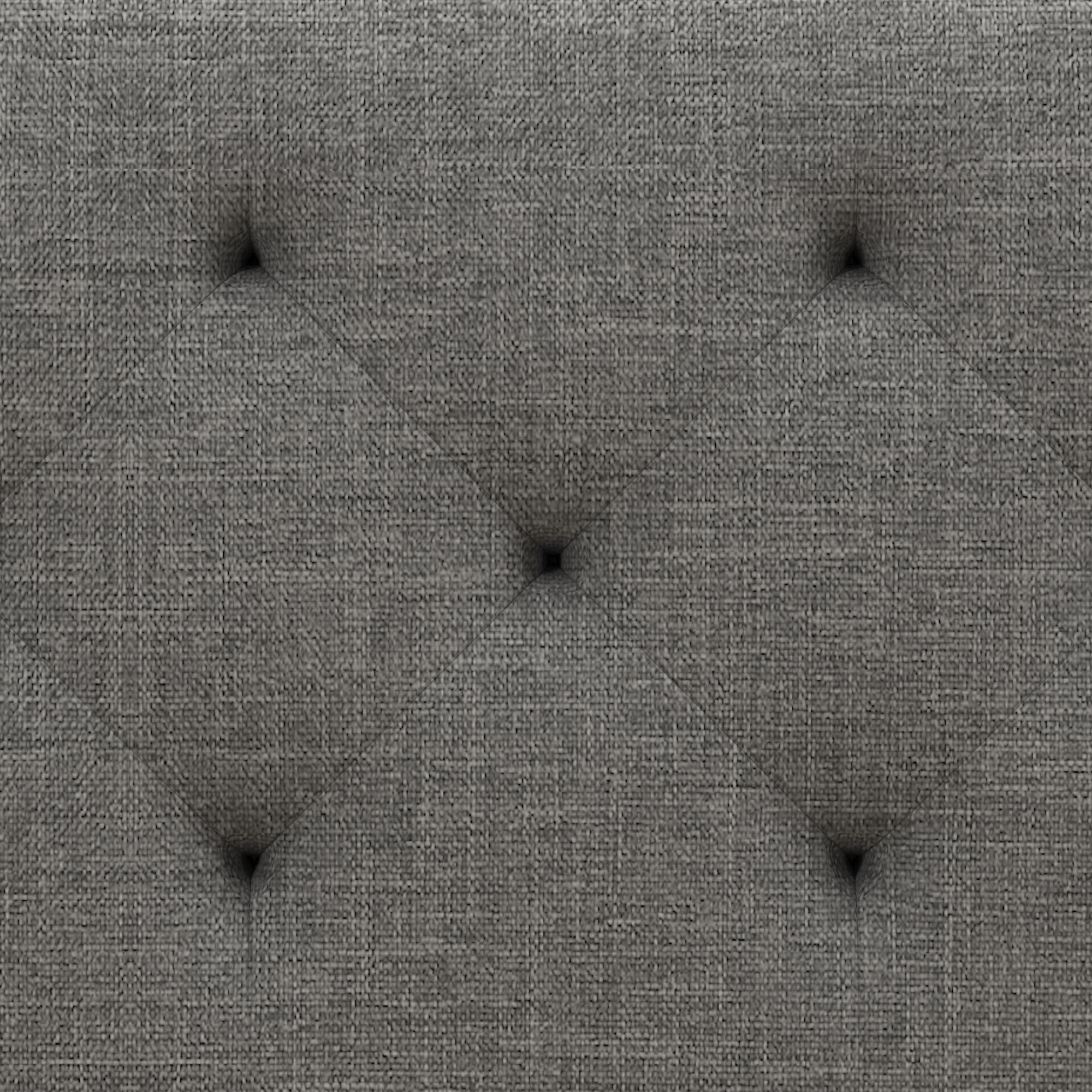 Novogratz Her Majesty Daybed and Trundle, Grey Linen