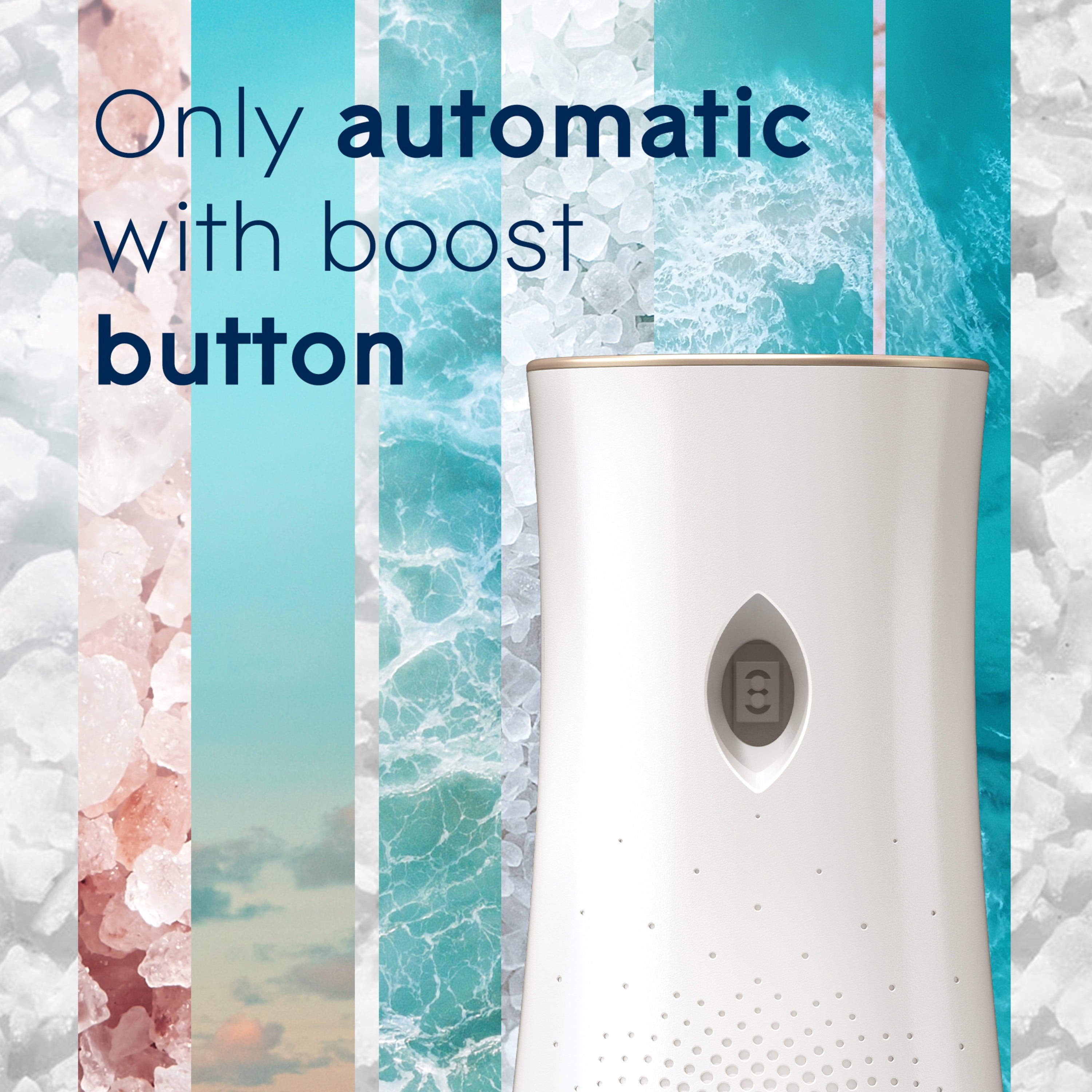 Glade Automatic Spray Refills, Air Freshener, Sky & Sea Salt, 6.2 Oz Each, Pack of 2