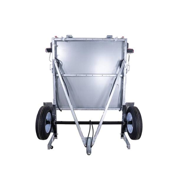 1450 lb. Capacity Single Axle Galvanized Folding Utility Trailer Kit