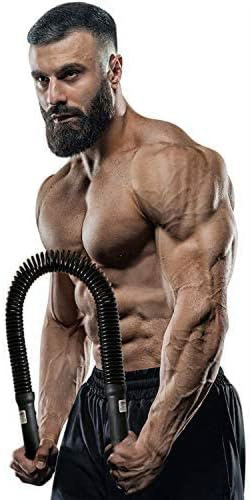 Zenooze Spring Power Twister Flex Bar, The Ultimate Upper Body Exercise Equipment 55-120 lbs