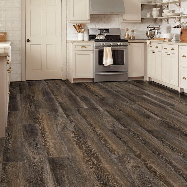 Carbillo Oak 12 mm T x 6.3 in. W Water Resistant Laminate Wood Flooring (16.8 sqft/case)