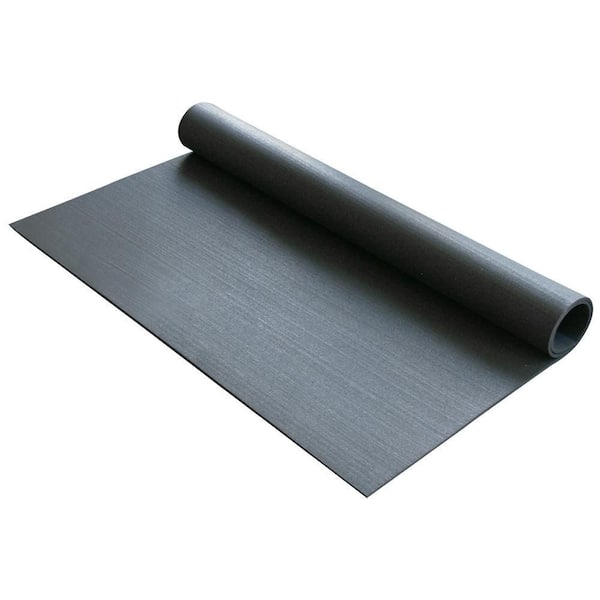 Elephant Bark Black 1/4 in. T x 48 in. W x 48 in. L Rubber Flooring (16 sq. ft.)
