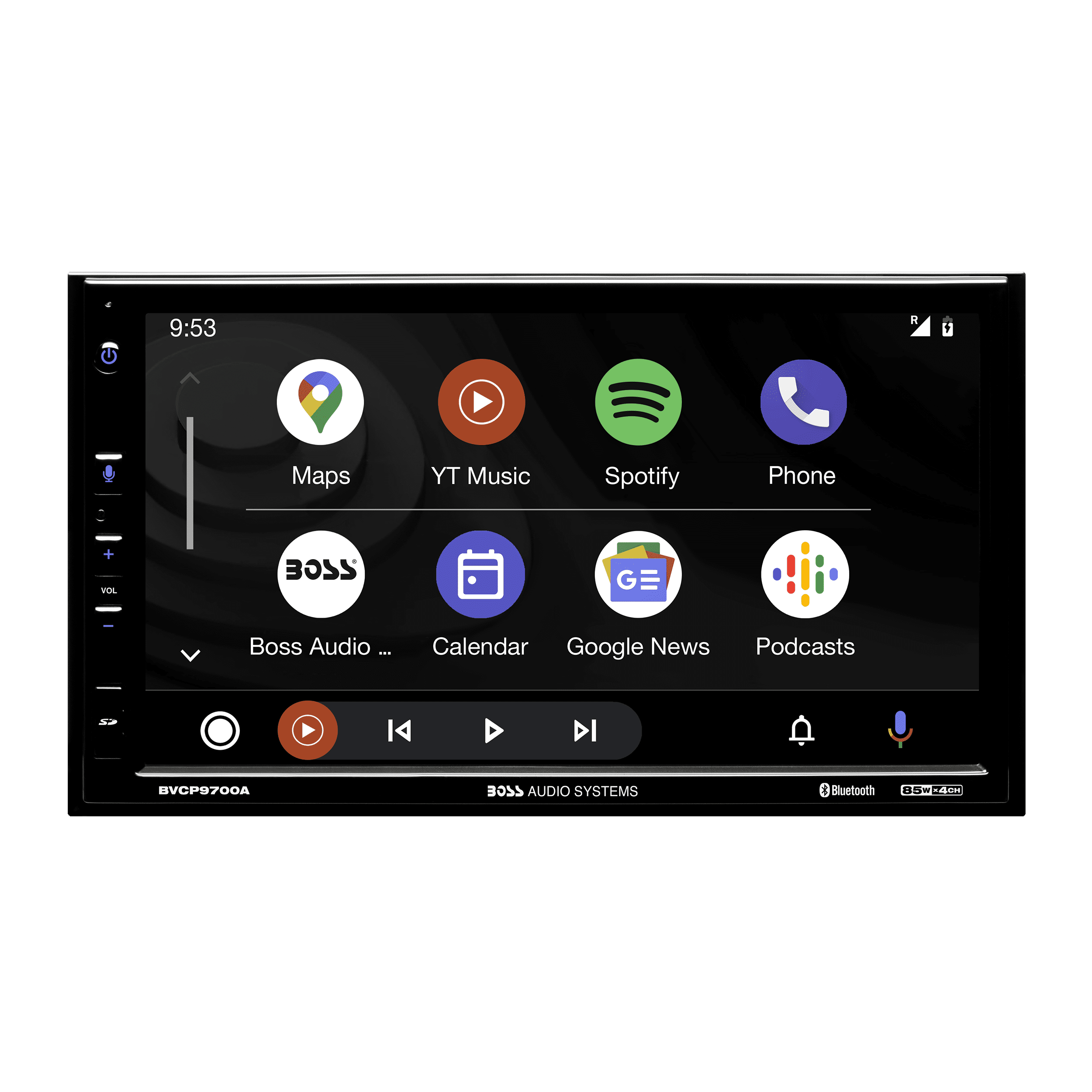BOSS Audio Systems BVCP9700A 2 Din Apple CarPlay Android Auto Car Stereo System