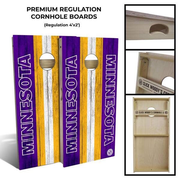 Minnesota Football Cornhole Board Set (Includes 8 Bags)