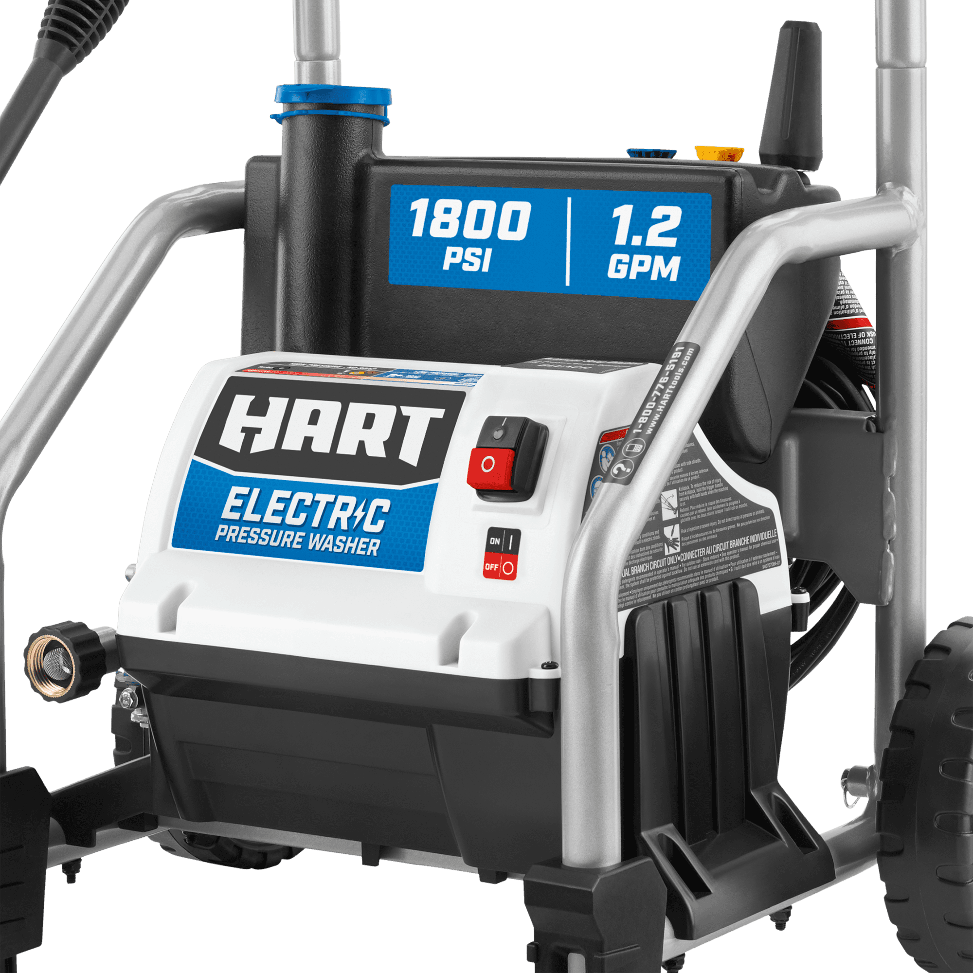 HART 1800 PSI at 1.2 GPM Electric Pressure Washer