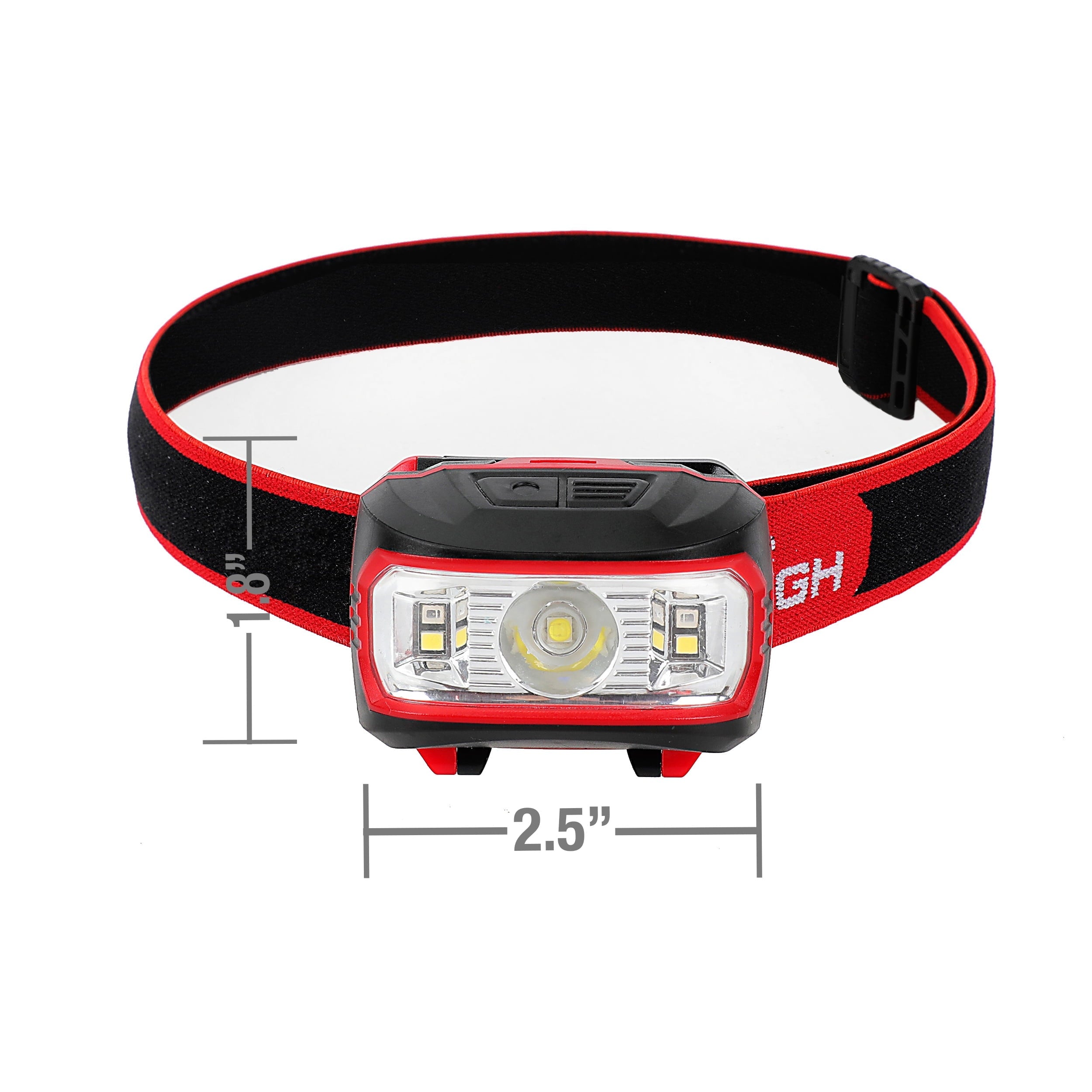 Hyper Tough 300-Lumens LED Headlamp, 3 AAA Batteries