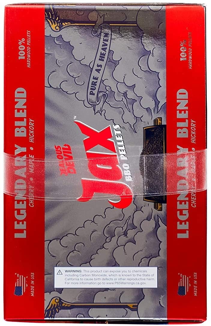 Jealous Devil Jax Legendary Blend BBQ Pellets, 20 lbs, Box